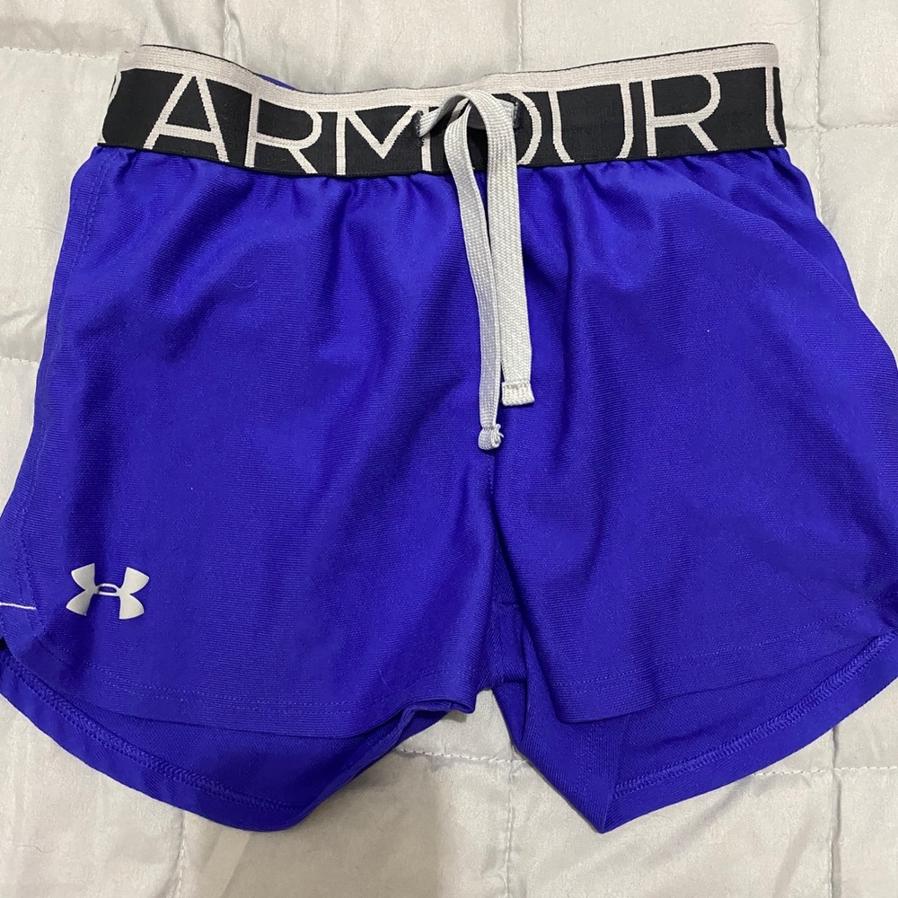 Girls Blue purple Running Shorts